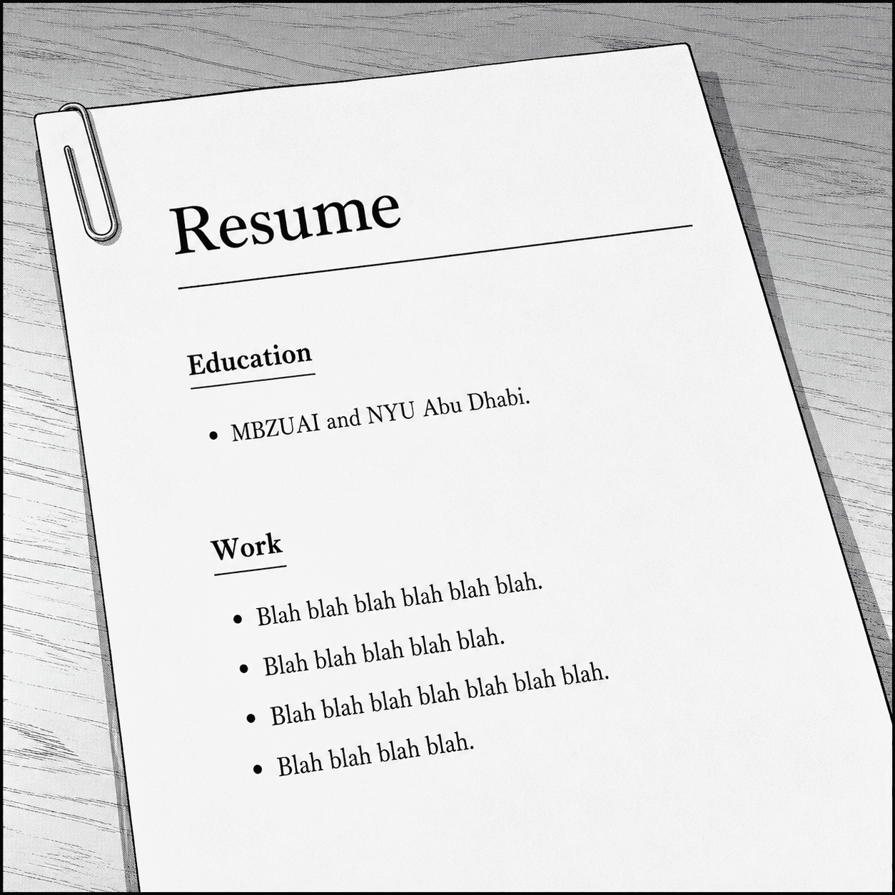 04 / resume